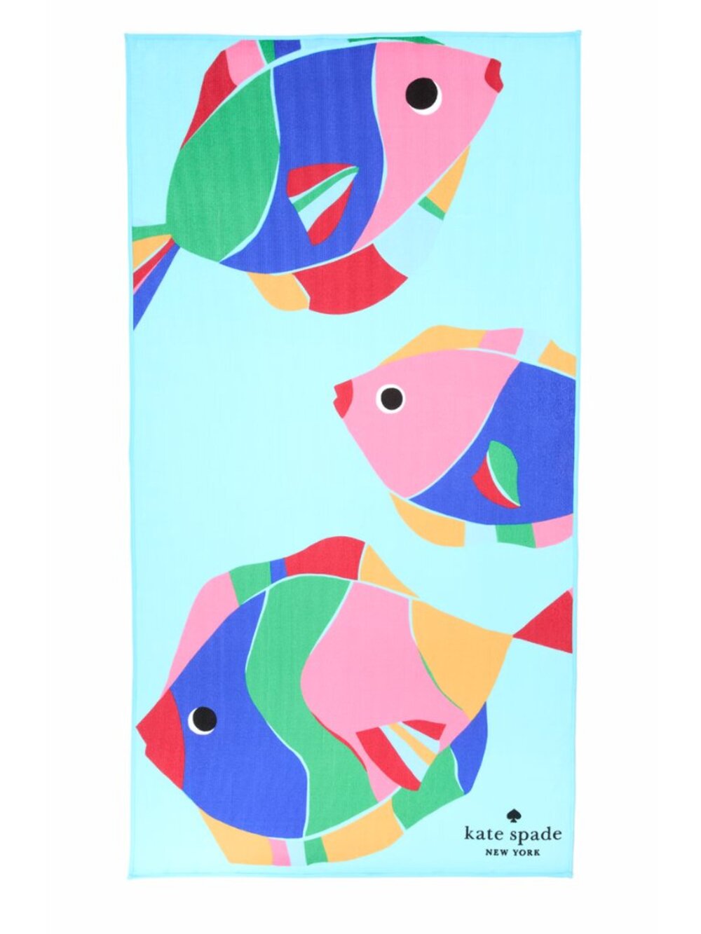 New Kate Spade Collectible 34"x 60" Beach Towel Tropical Fish